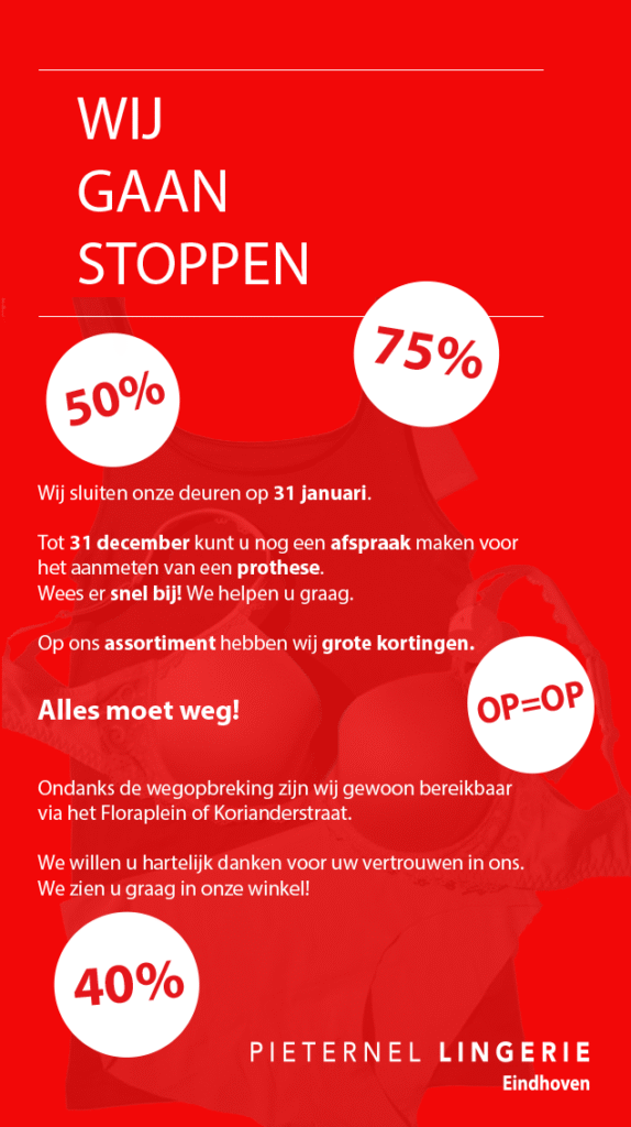 Pieternel gaat stoppen